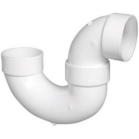 Charlotte Pipe And Foundry PVC00706X0800HA 2 in. P-Trap with Solvent Weld Joint 42718